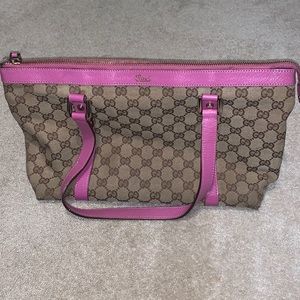 Authentic Gucci Pink Tote
